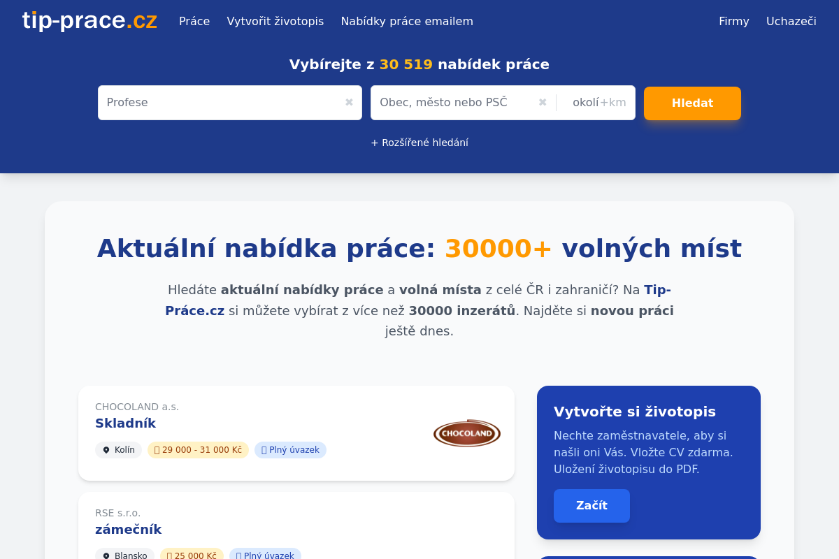 TIP-PRACE.cz