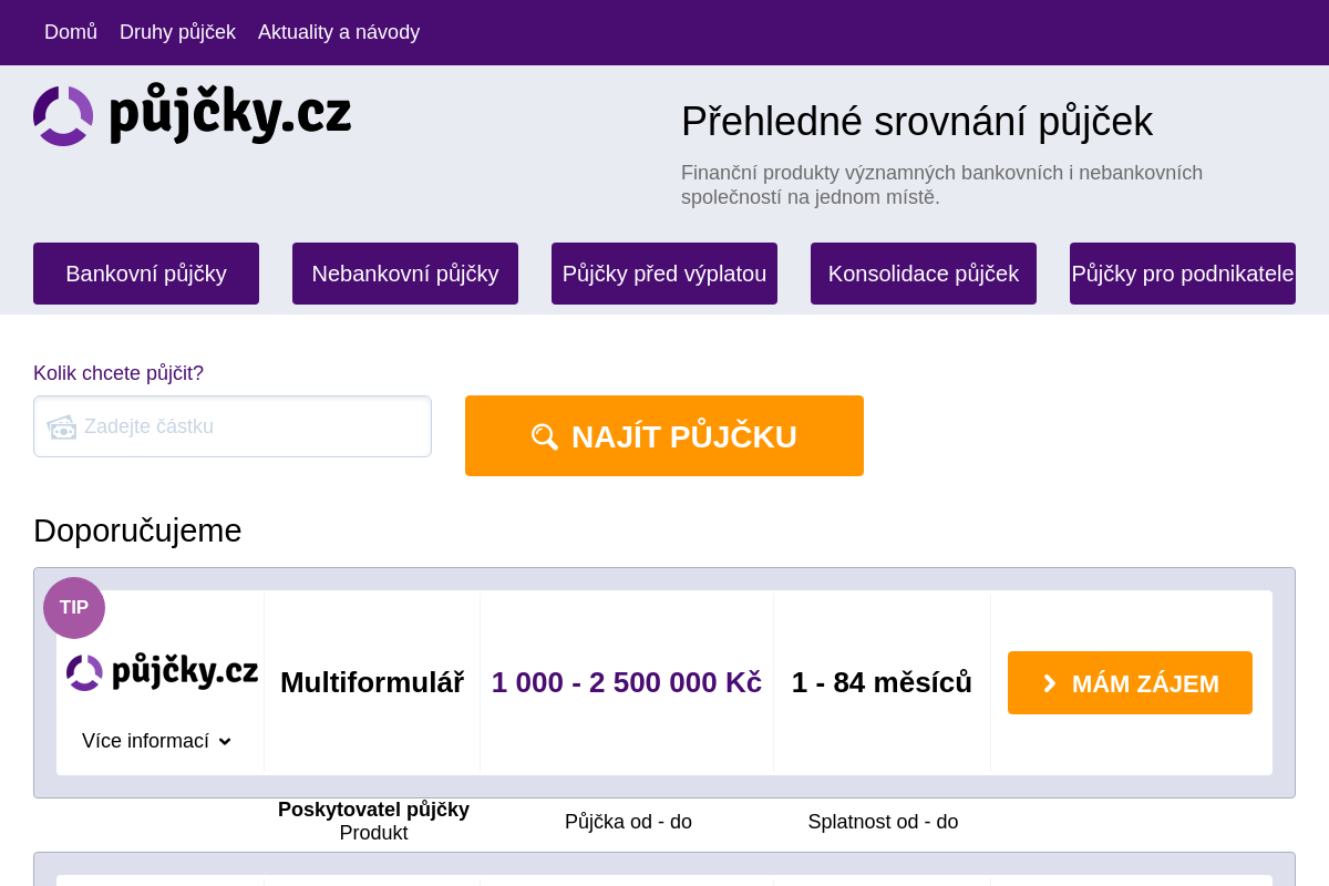půjčky.cz
