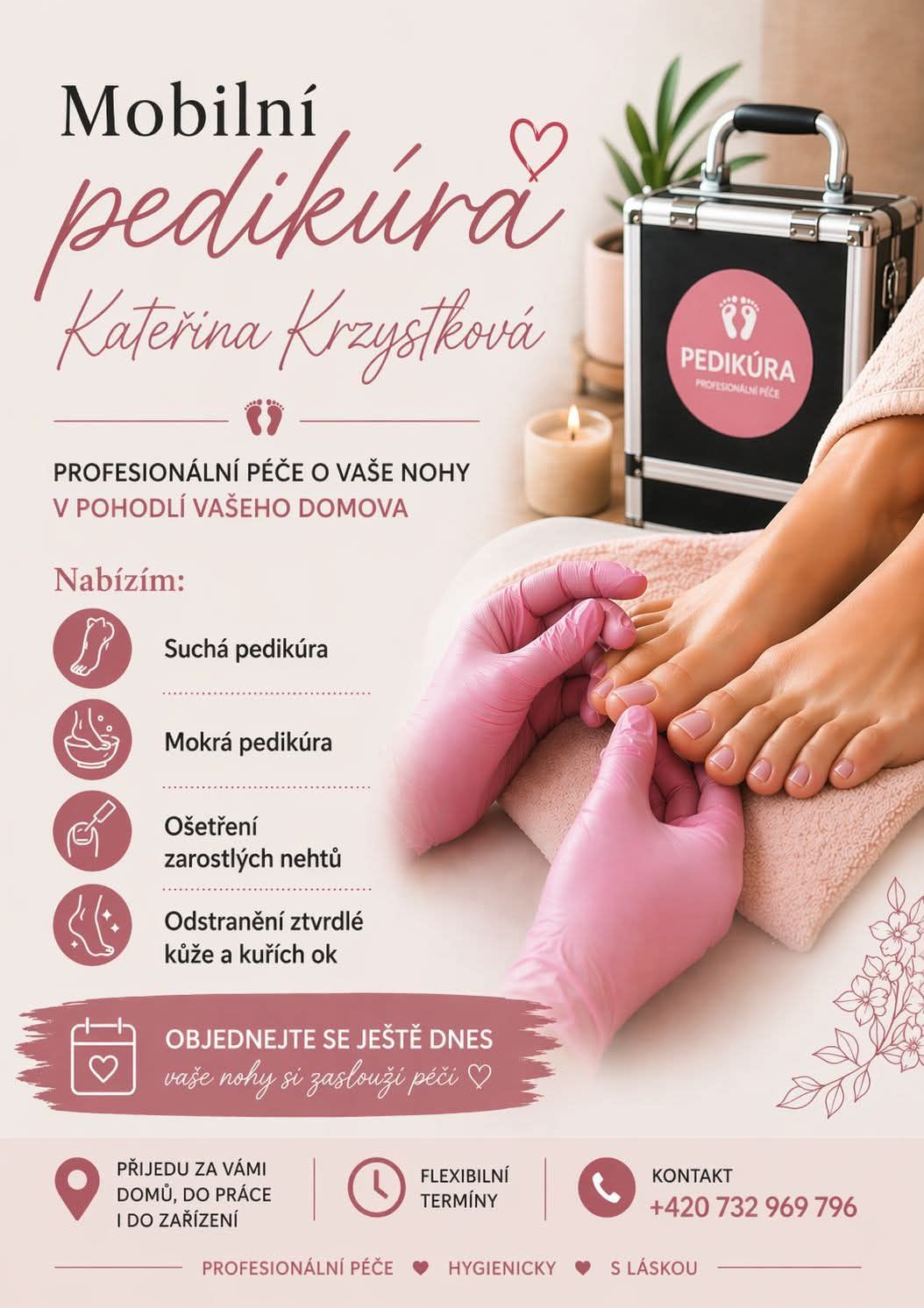 Mobilní pedikúra Kateřina Krzystková foto 1