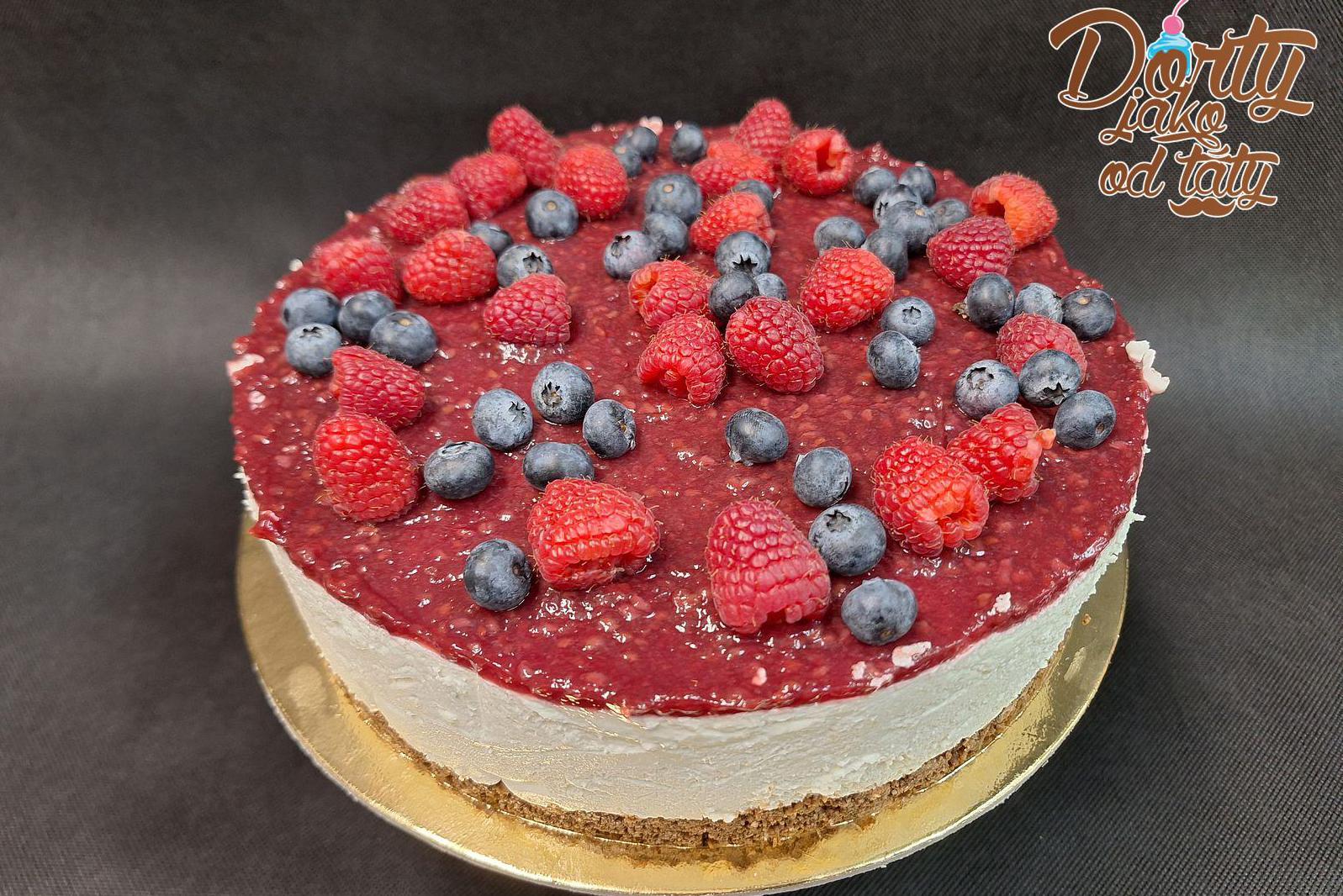 Svěží CHEESECAKE  28cm - 900Kč/14 porcí