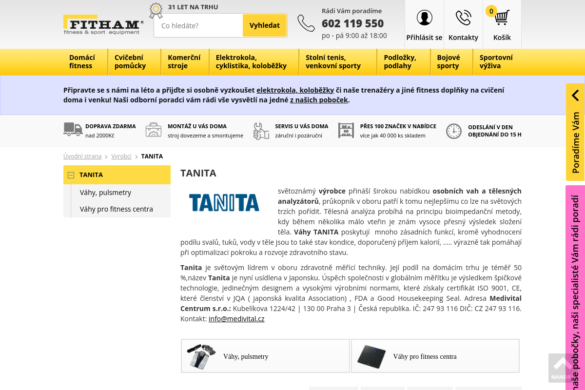 Tanita-eshop.cz