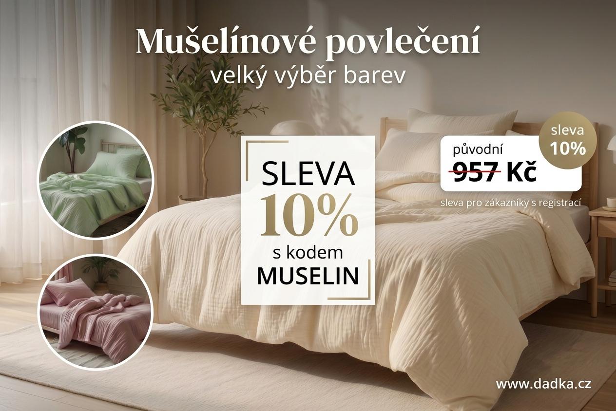 Mušelínové povlečení