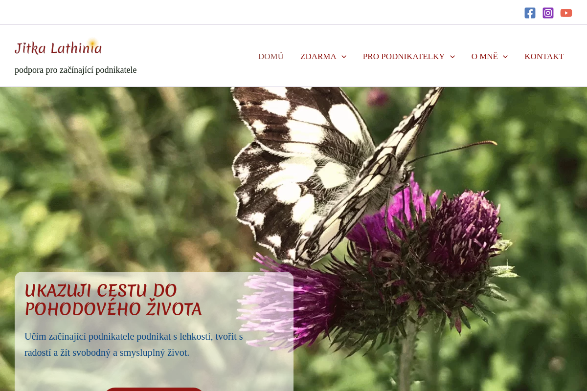 Bc. Jitka Flegelová - online kurzy a webináře pro začínající podnikatelky