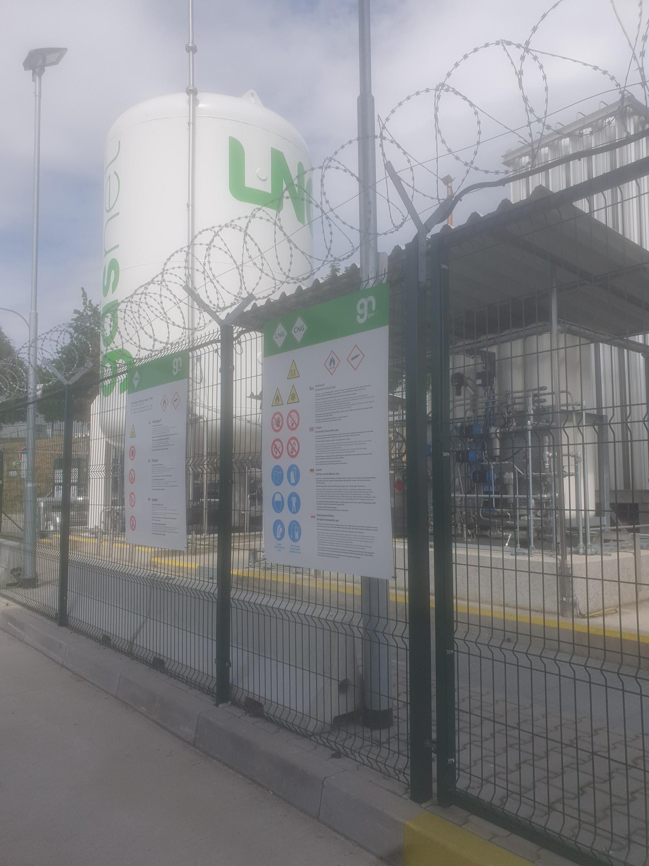 Čerpací stanice LNG/CNG - GasNet