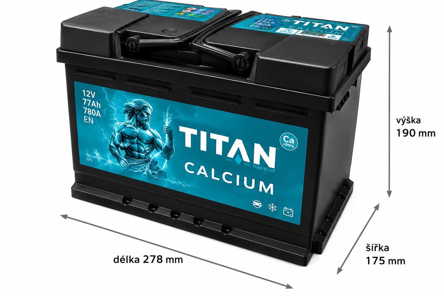 Autobaterie Titan Energy, 77Ah, 12V, 780A