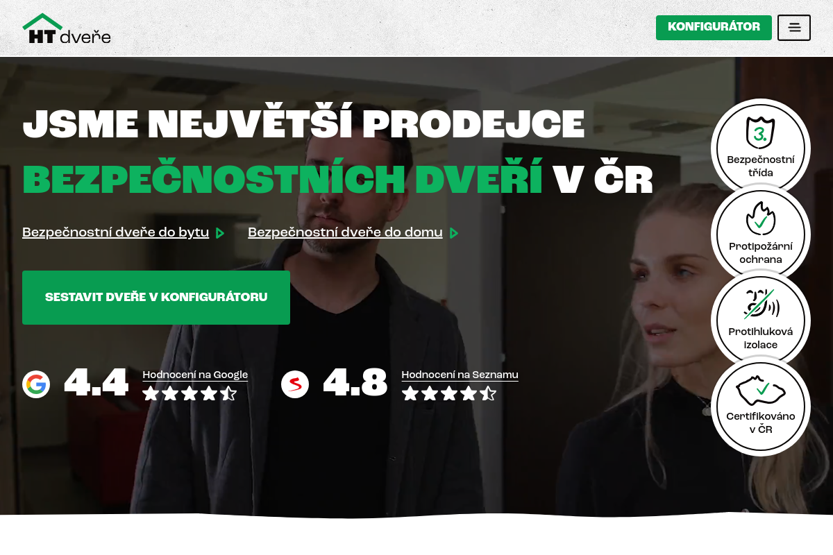 HT dveře – Bezpečnostní dveře