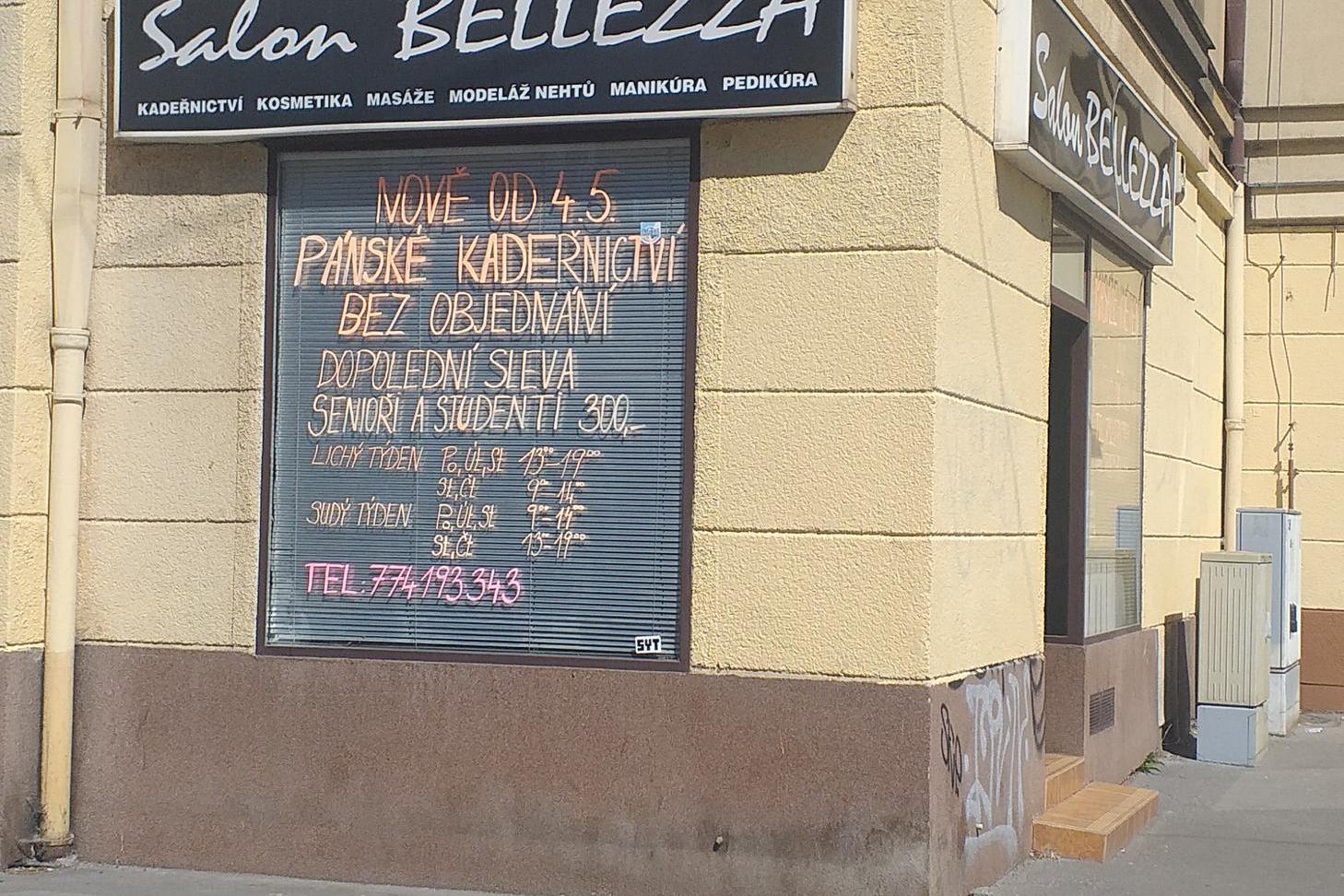 Salon BELLEZZA - Ivana Hartvichová - pánské kadeřnictví