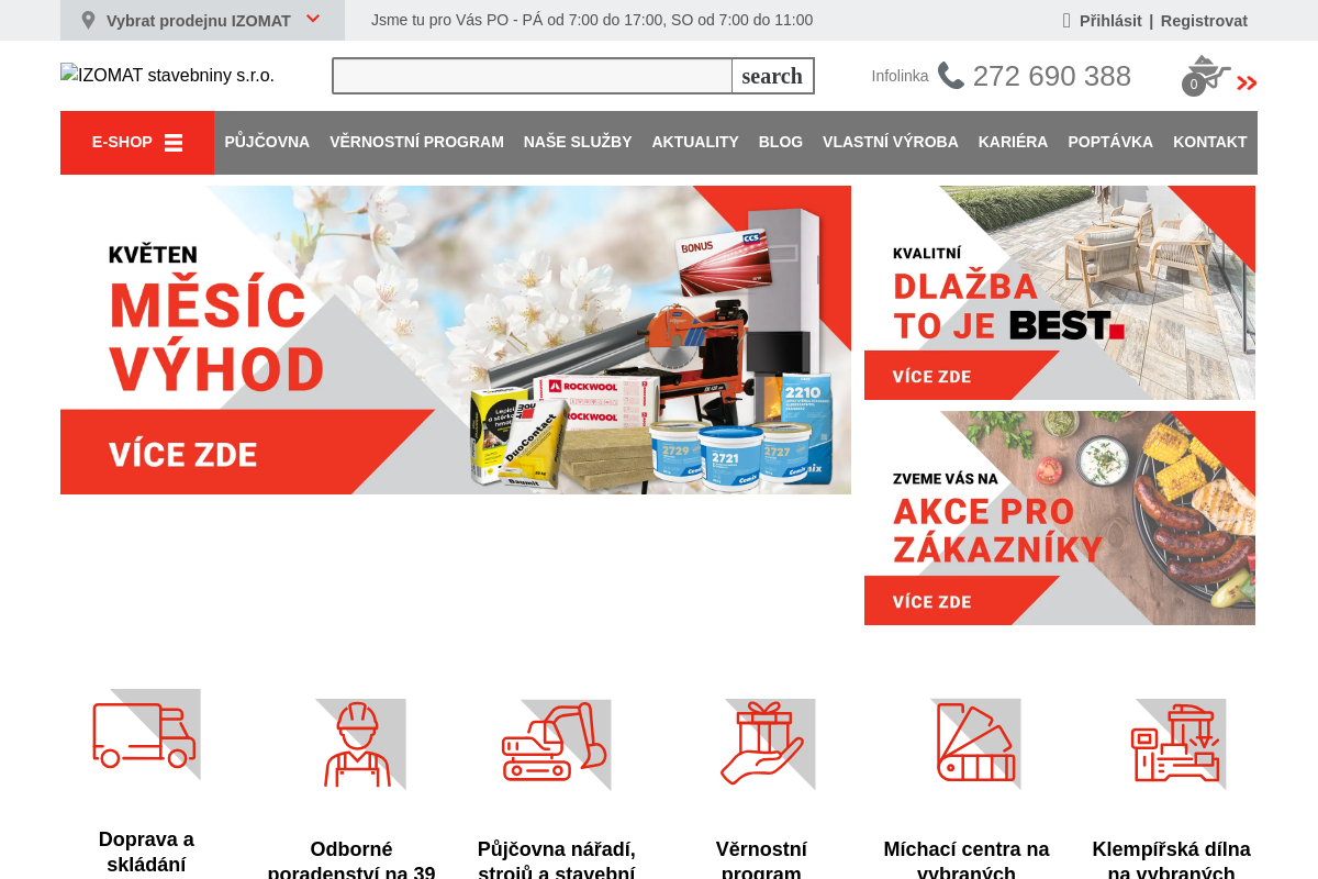 IZOMAT stavebniny