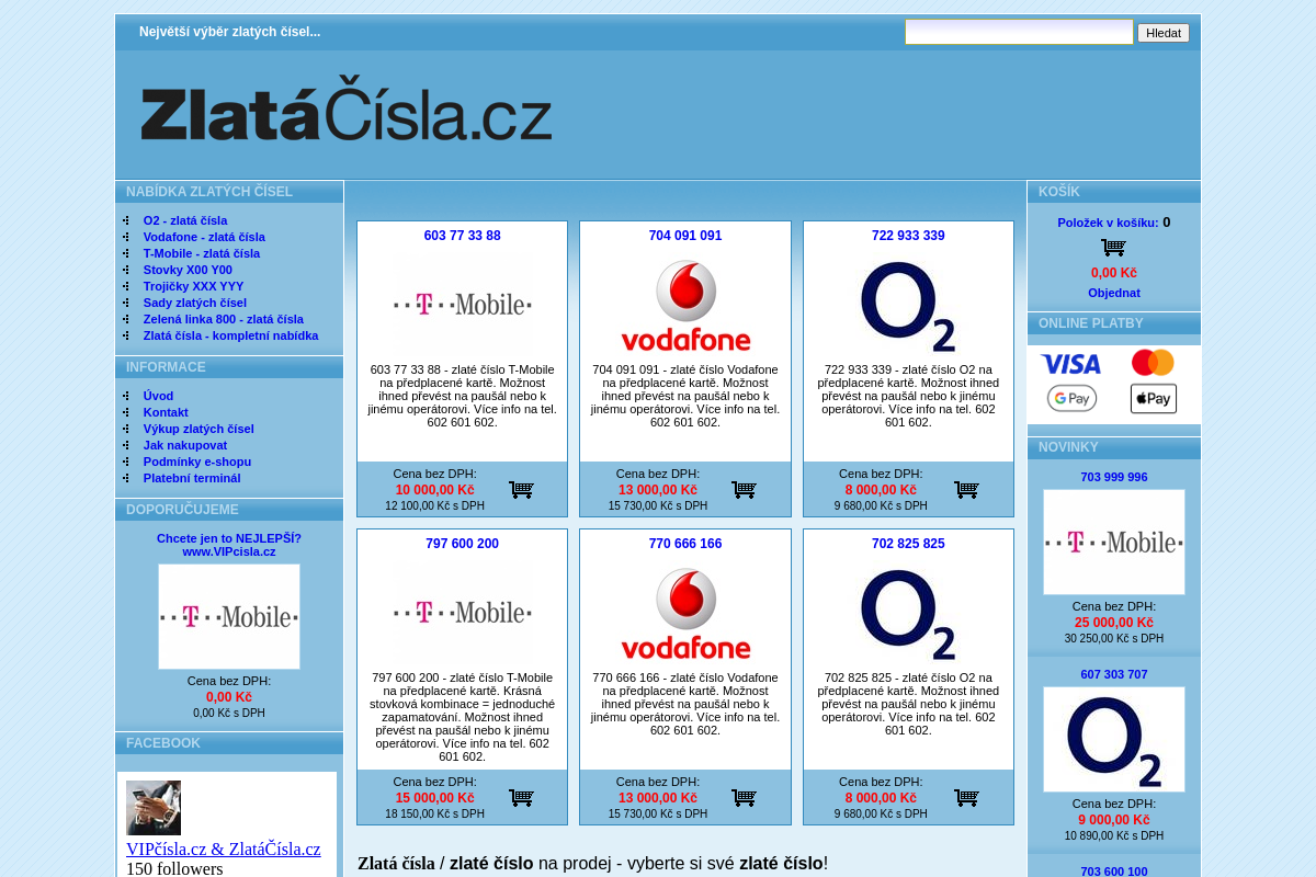 ZlatáČísla.cz