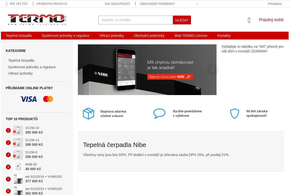 Nibe-eshop.cz