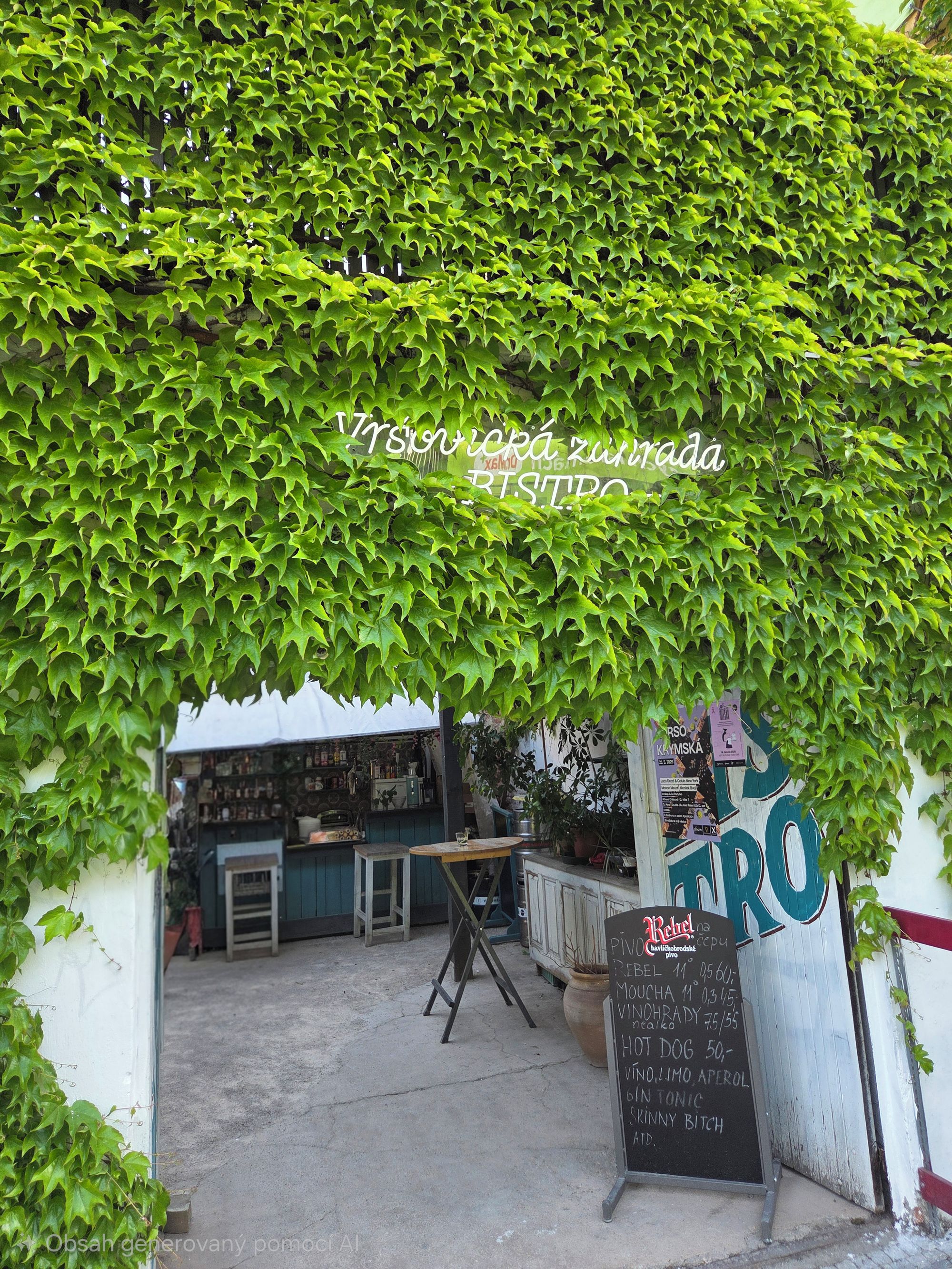 Vršovická zahrada bistro foto 3