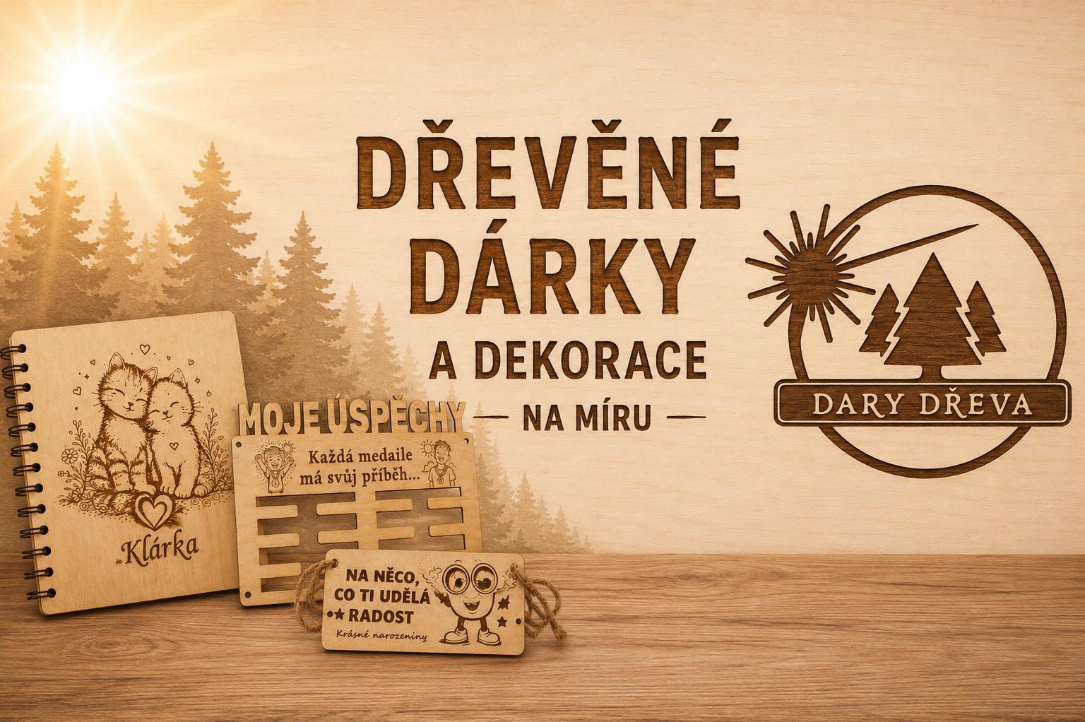 Dary dřeva - gravírované dárky