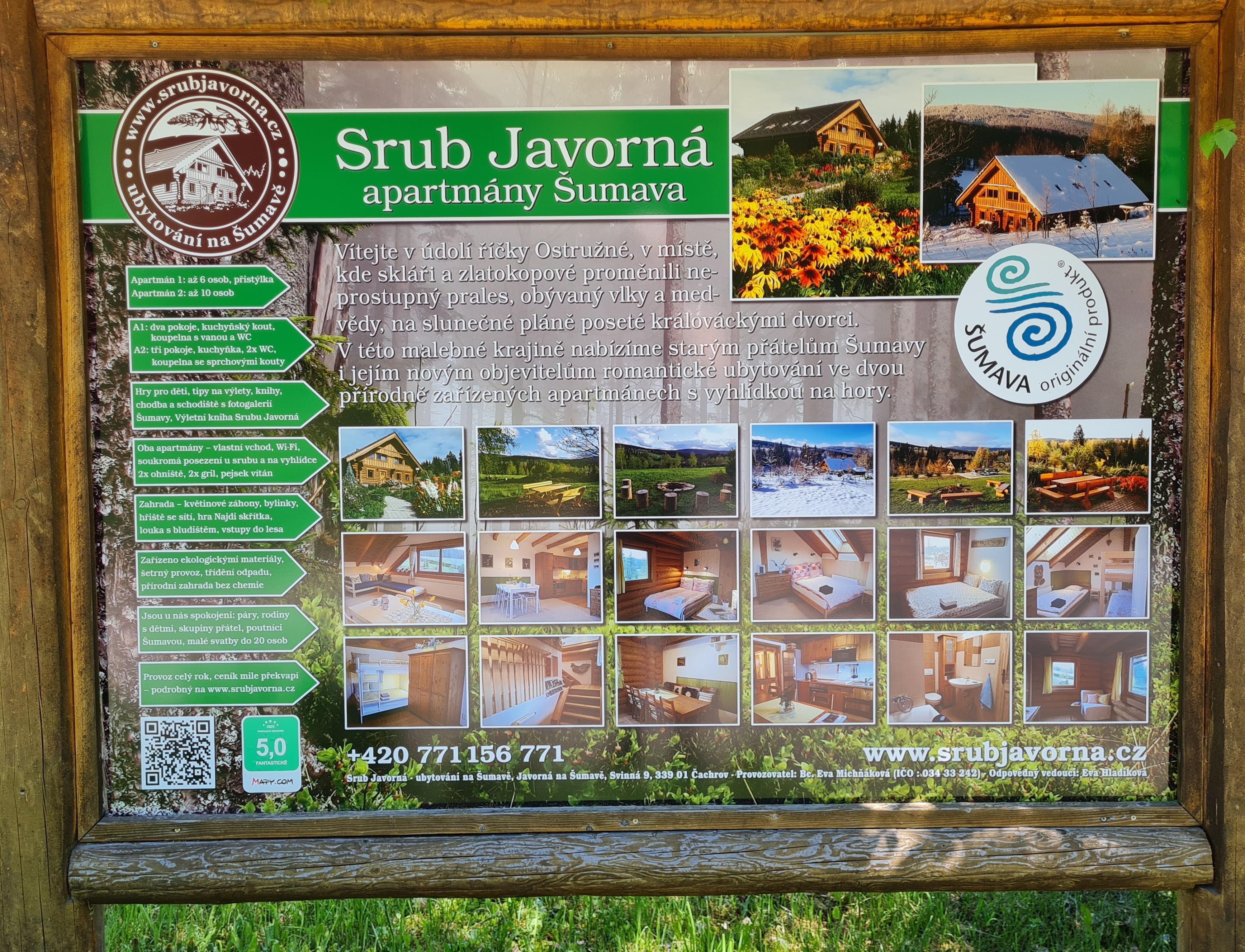 Srub Javorná - Apartmány Šumava foto 2