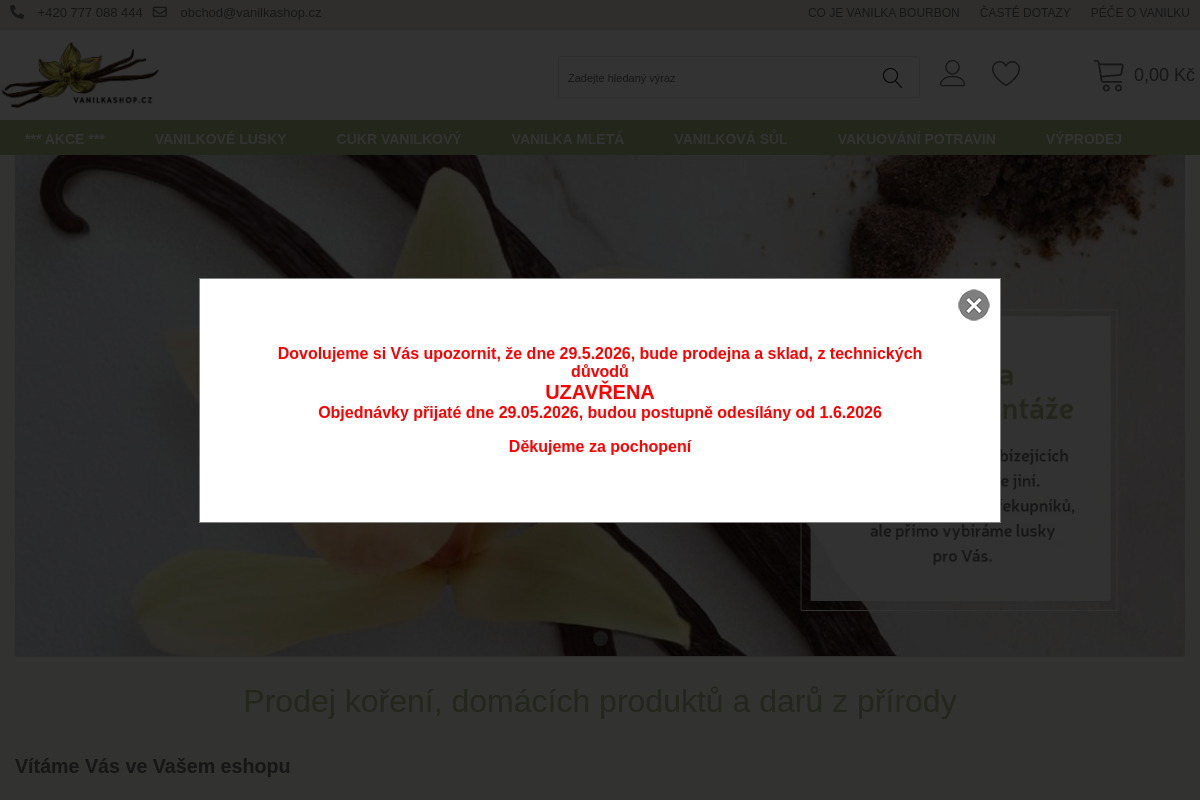 VanilkaShop.cz