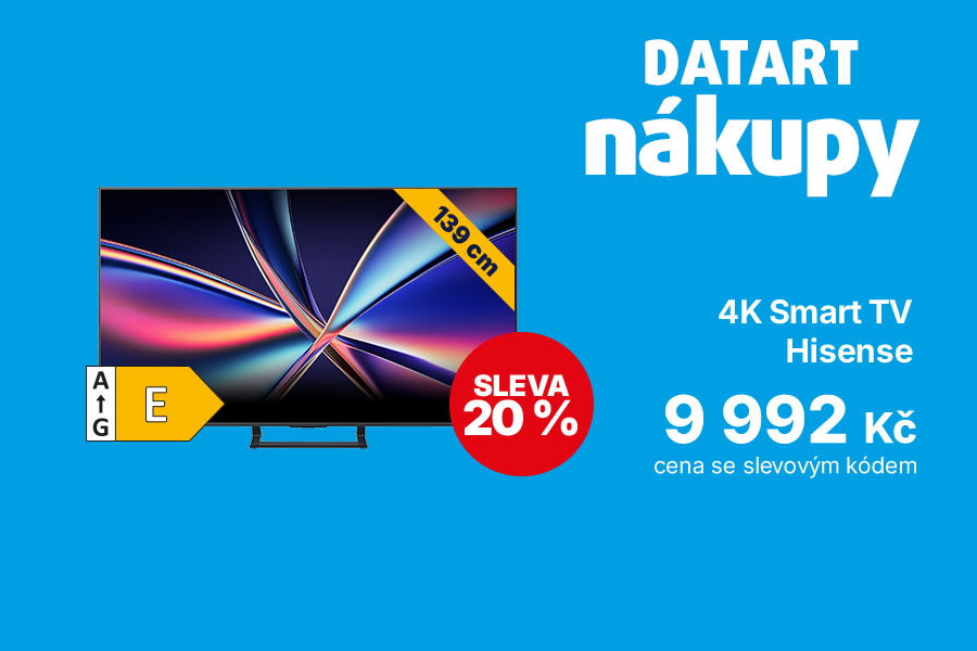 Televize Hisense 55E8Q se slevou 20 %