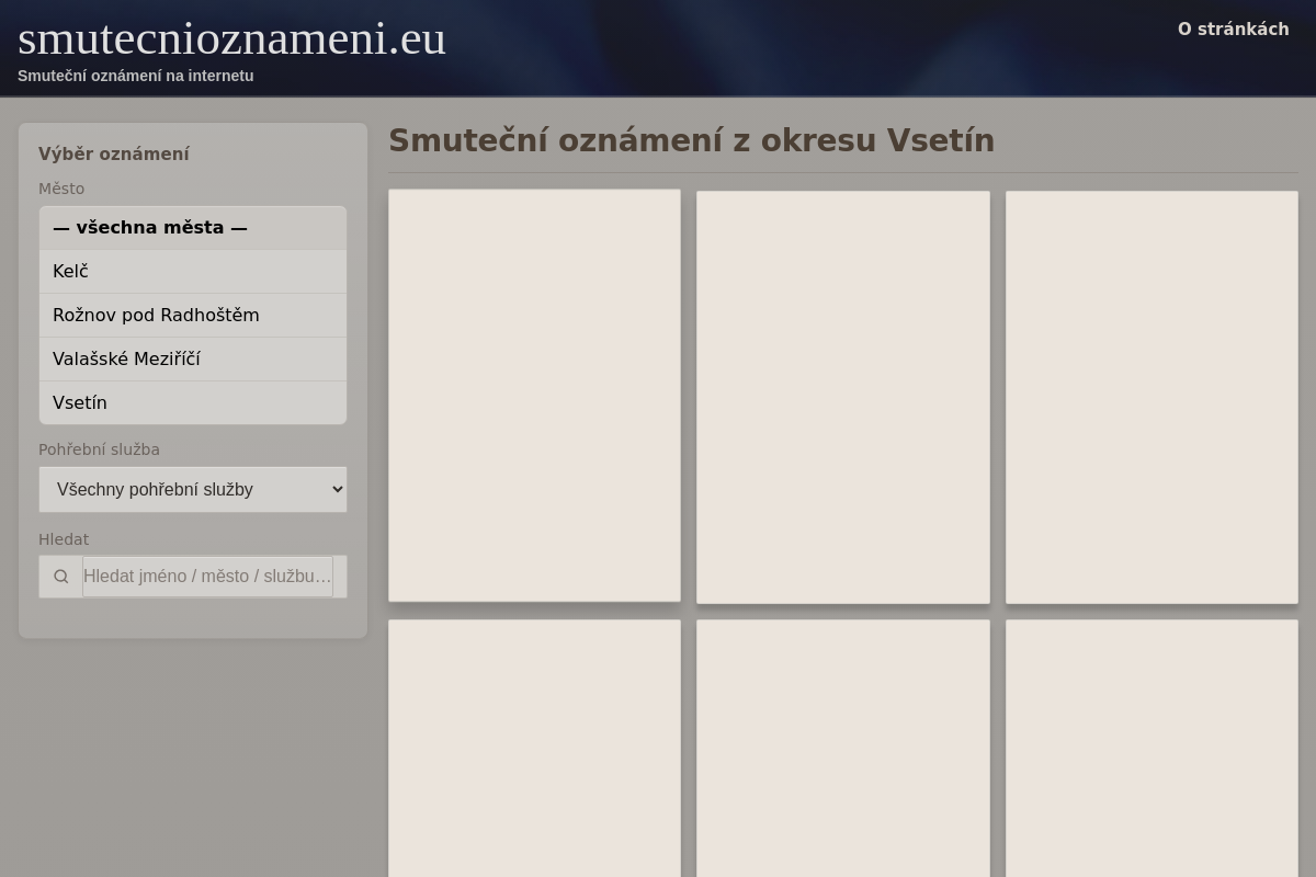 Smutecnioznameni.eu