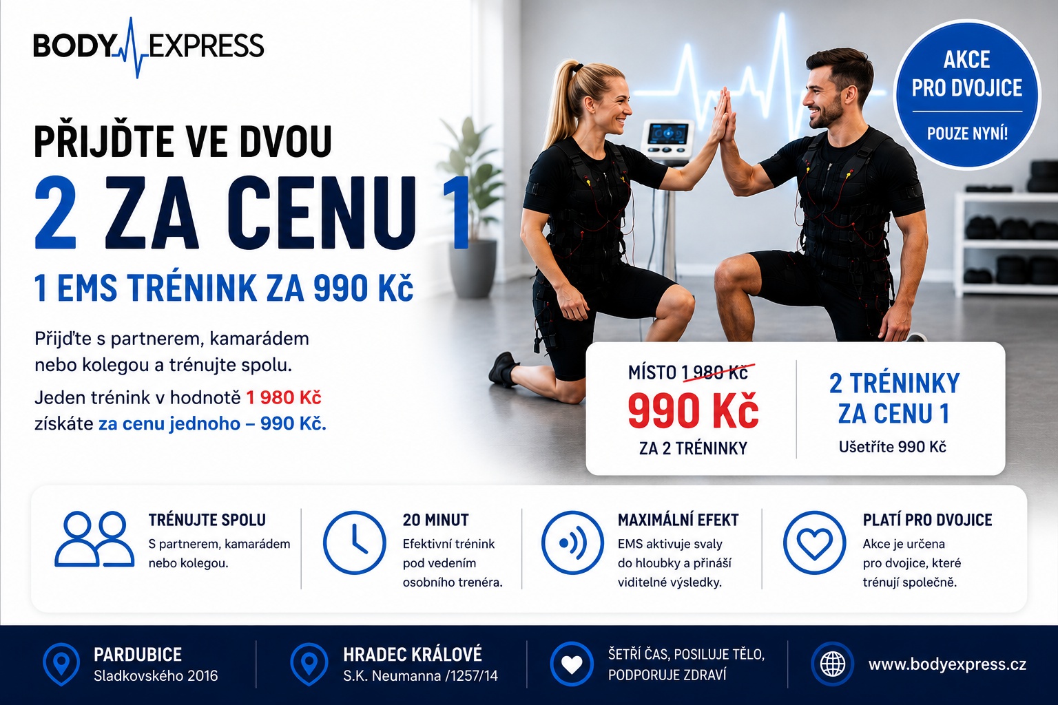 EMS pro dva – 2 za cenu 1