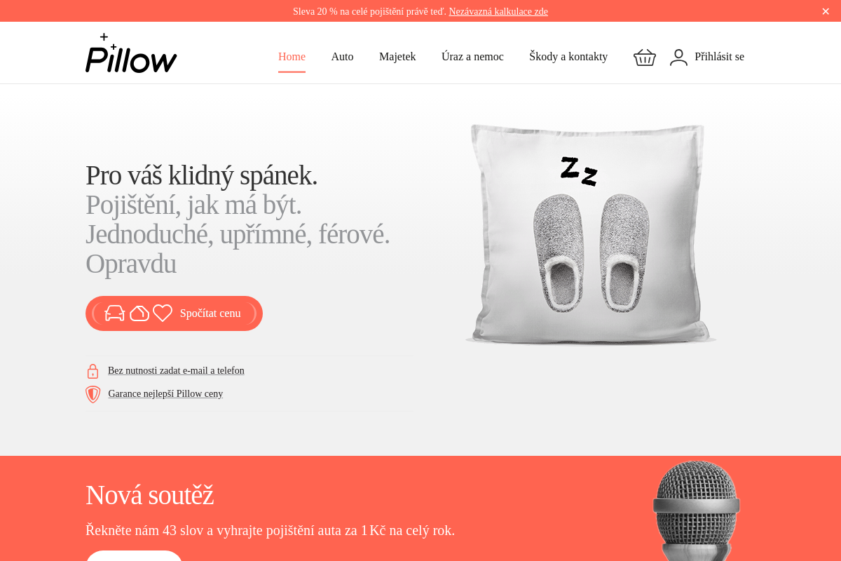 Pillow pojišťovna