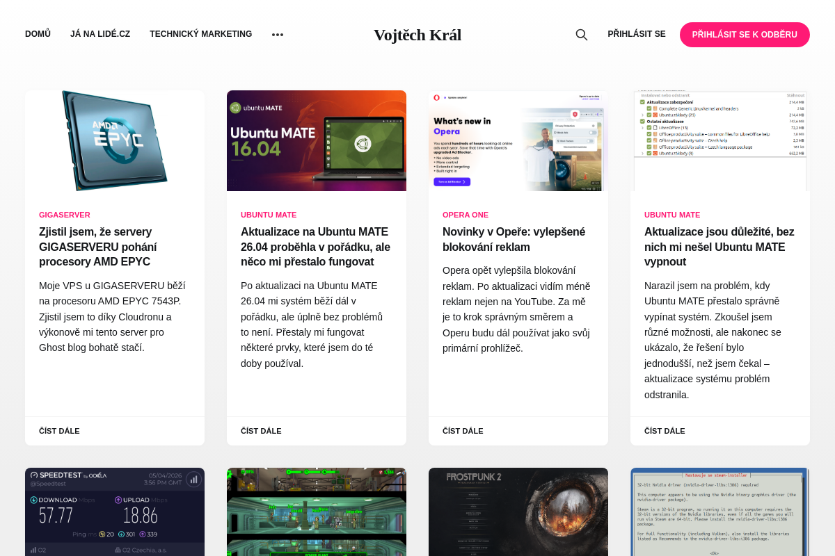Ing. Vojtěch Král - online marketing