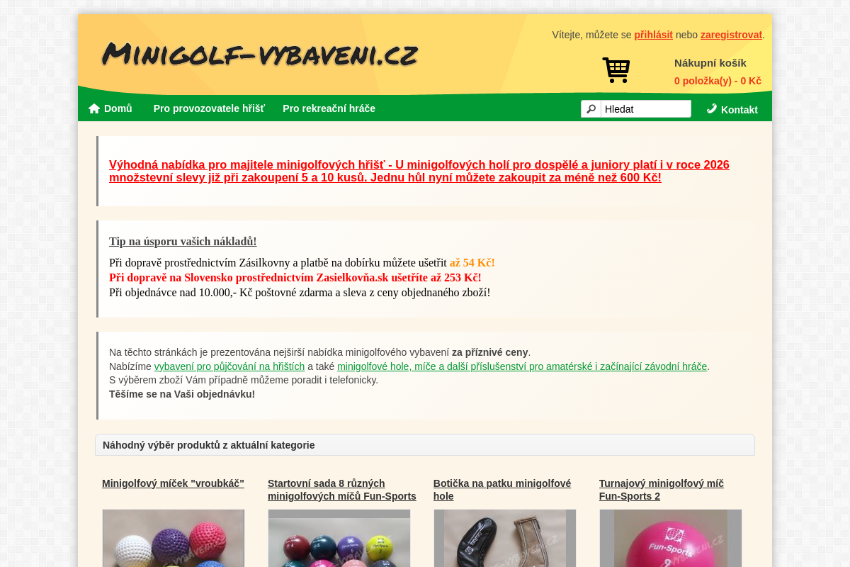 Minigolf-vybaveni.cz foto 1