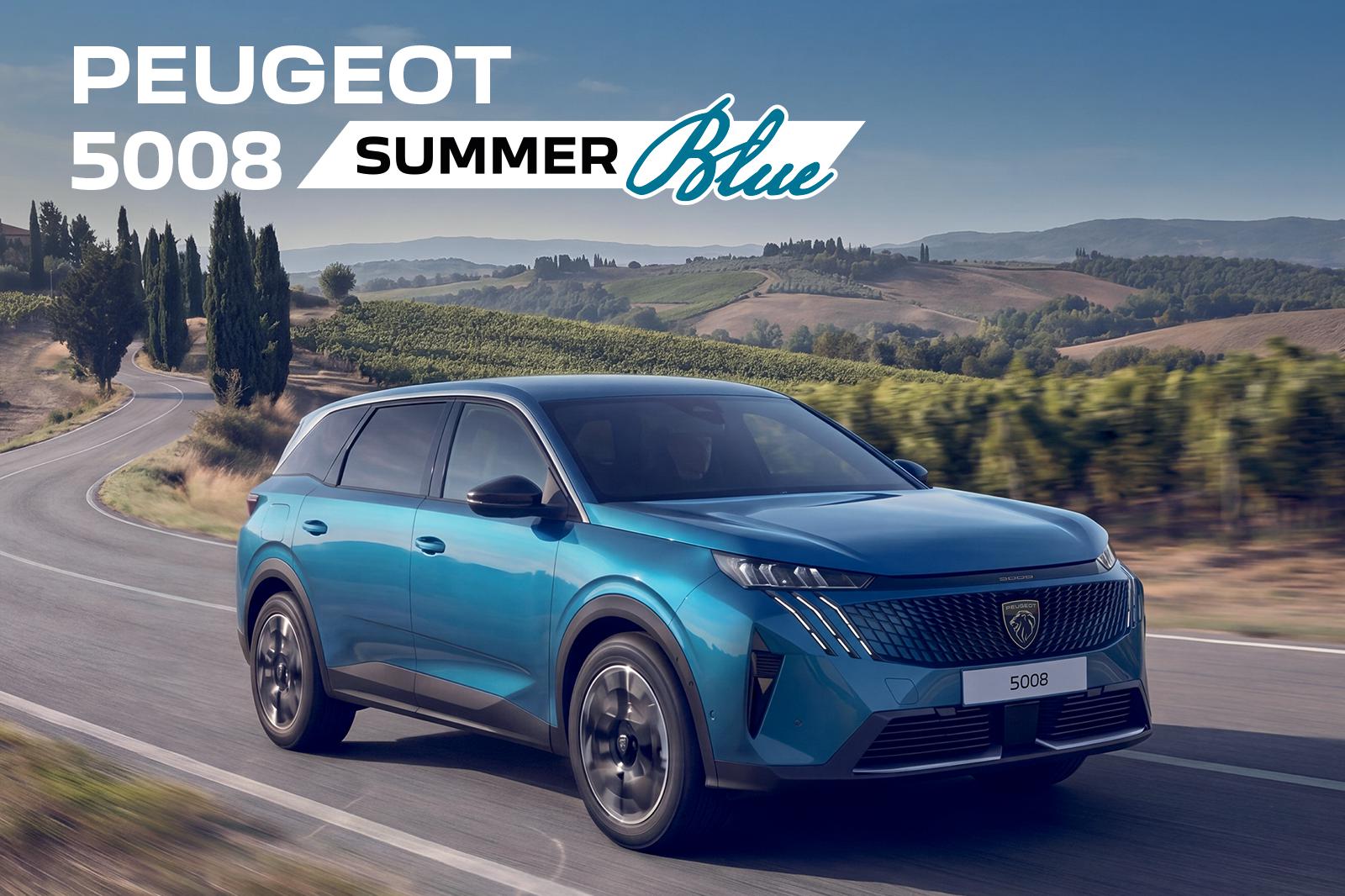 Limitovaná edice Peugeot 5008 Summer Blue