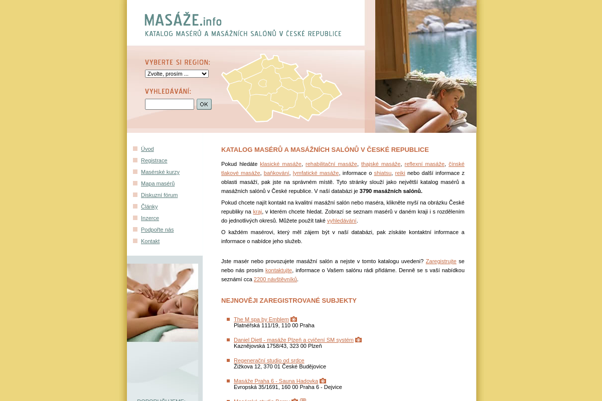 Masáže.info