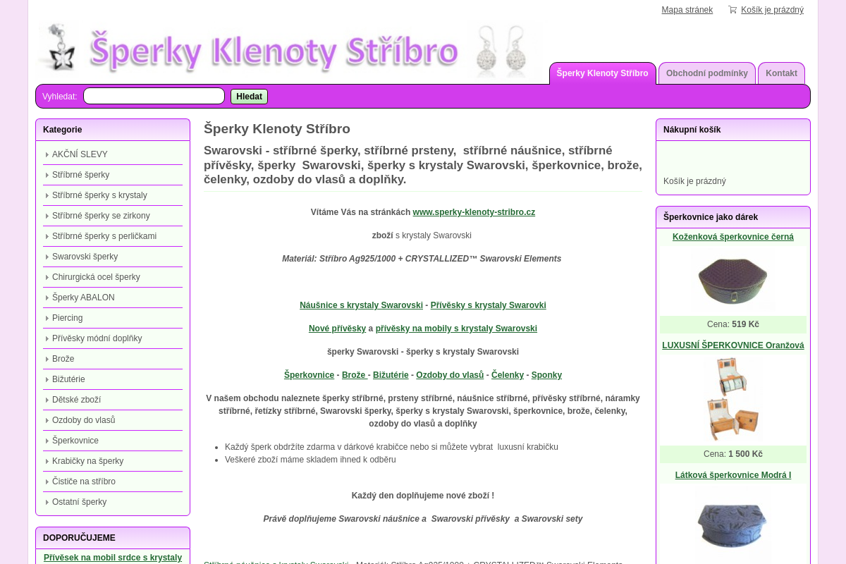 Sperky-klenoty-stribro.cz
