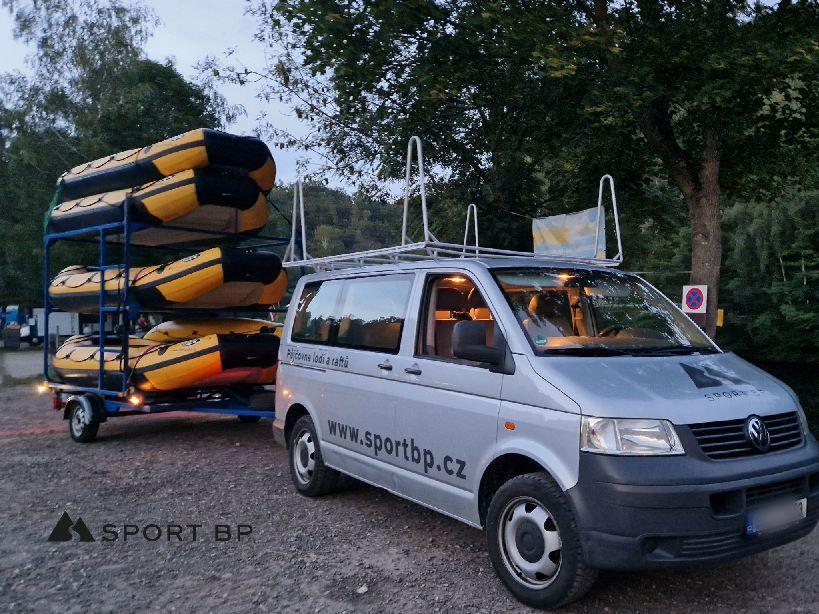Půjčovna lodí a raftů SportBP - výdejní a sběrné místo foto 2