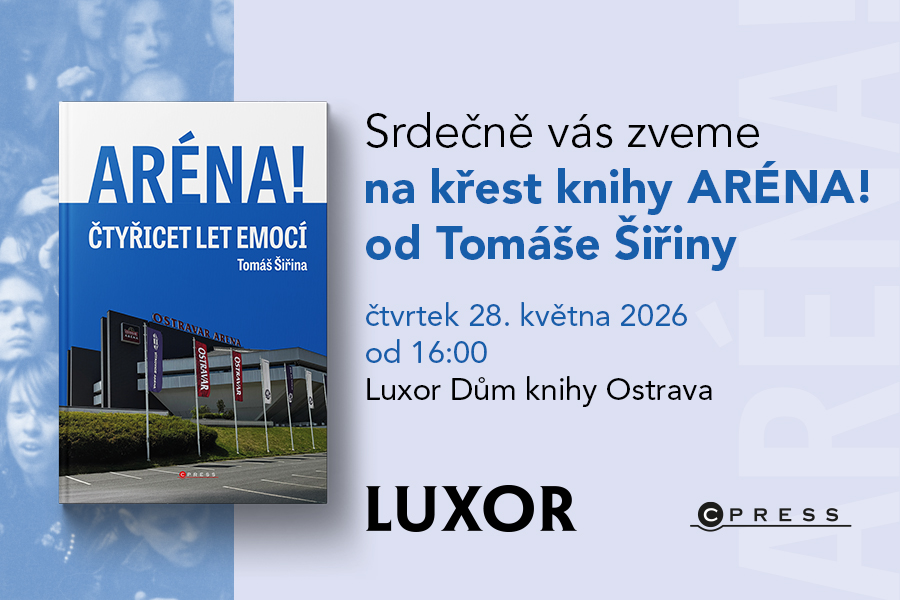 Křest knihy ARÉNA! od Tomáše Šiřiny