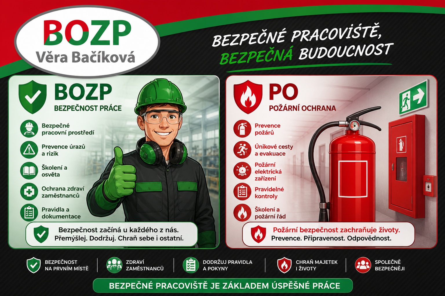 Služby  firmy. Školení , dokumentace.