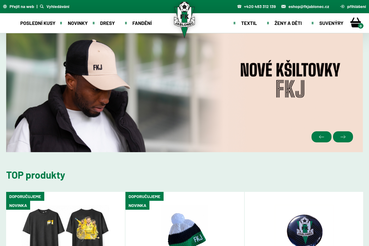 Fanshop FK Jablonec