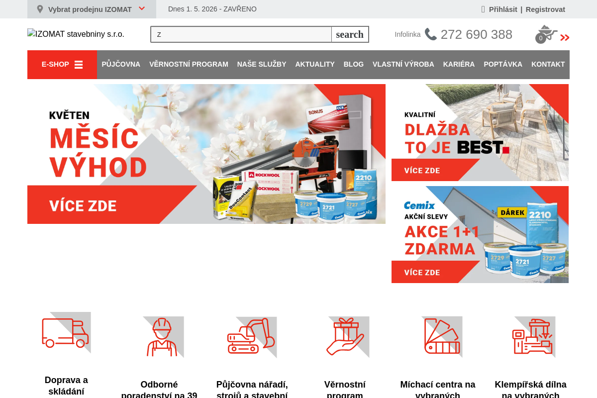 IZOMAT stavebniny