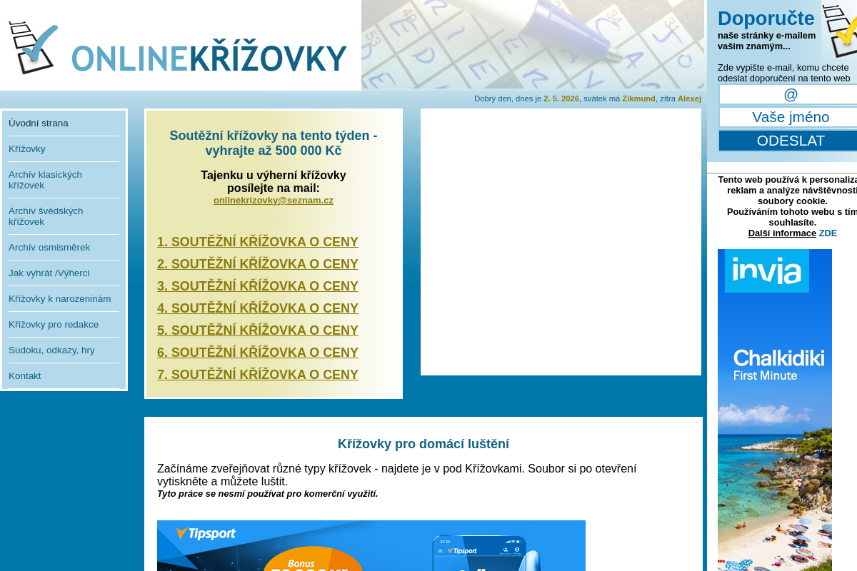 Onlinekrizovky.cz
