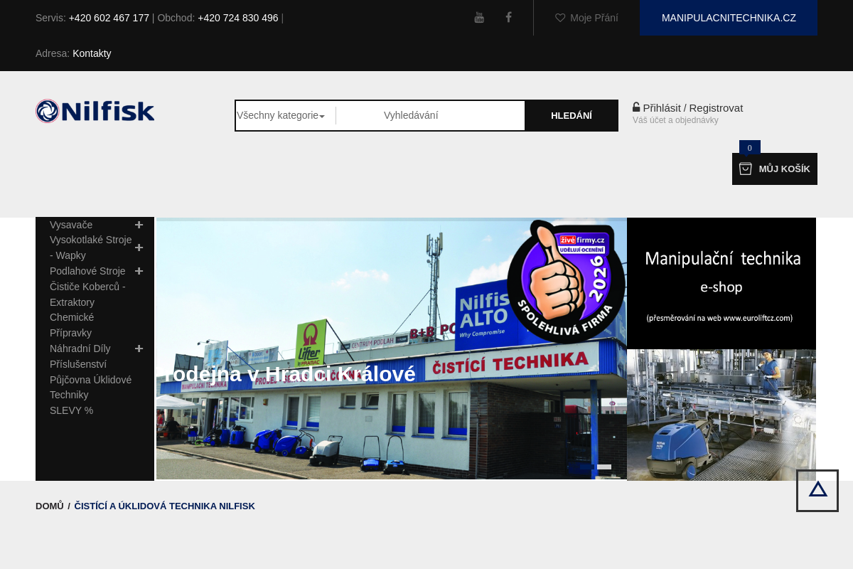 EUROLIFT CZ s.r.o. | Divize čistící a úklidová technika