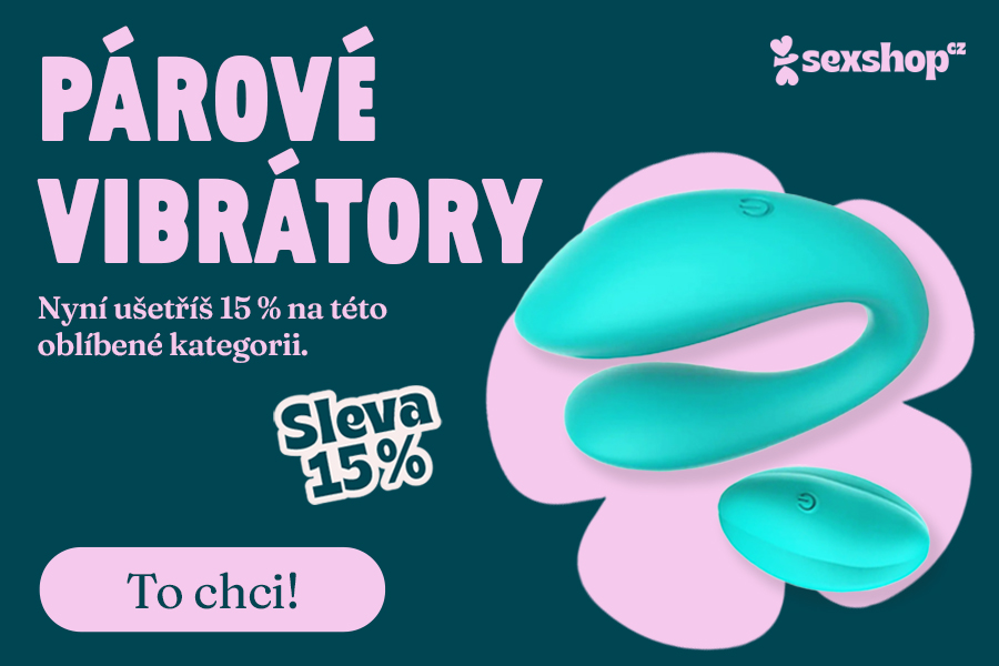 Sleva 15 % na párové vibrátory