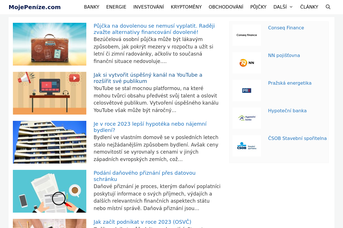 MojePeníze.com