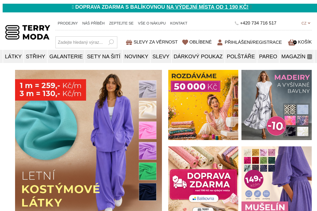 Terrymoda.cz - sklad