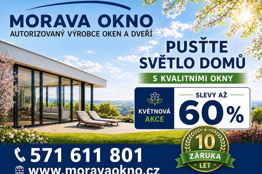 Jarní akce na okna a dveře