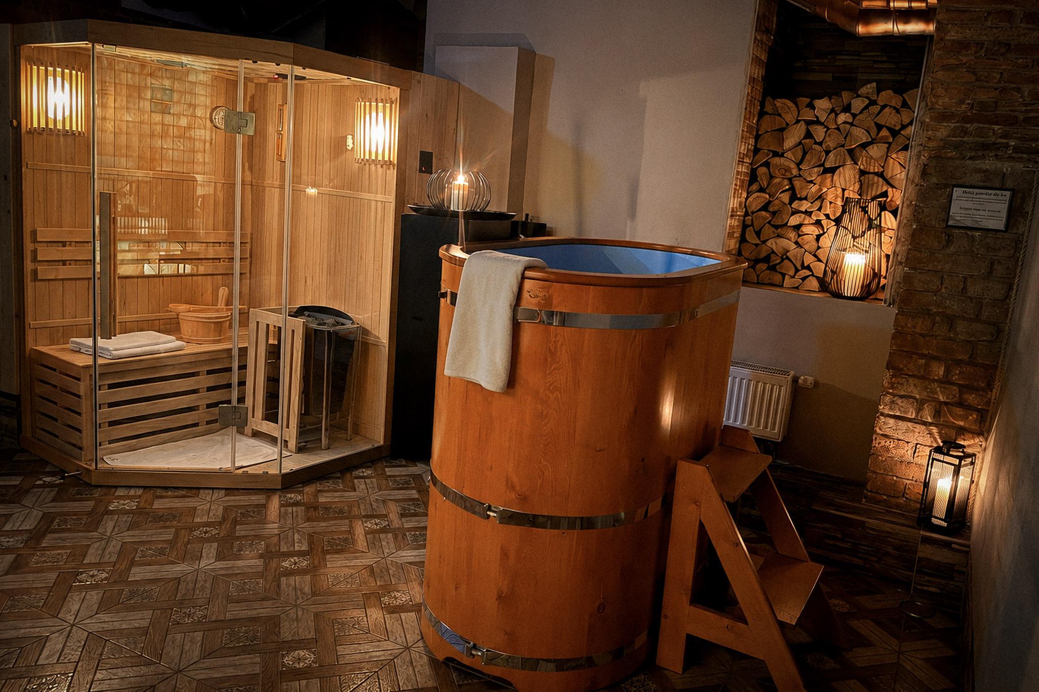 Privátní sauna a aromatická lázeň pro dva
