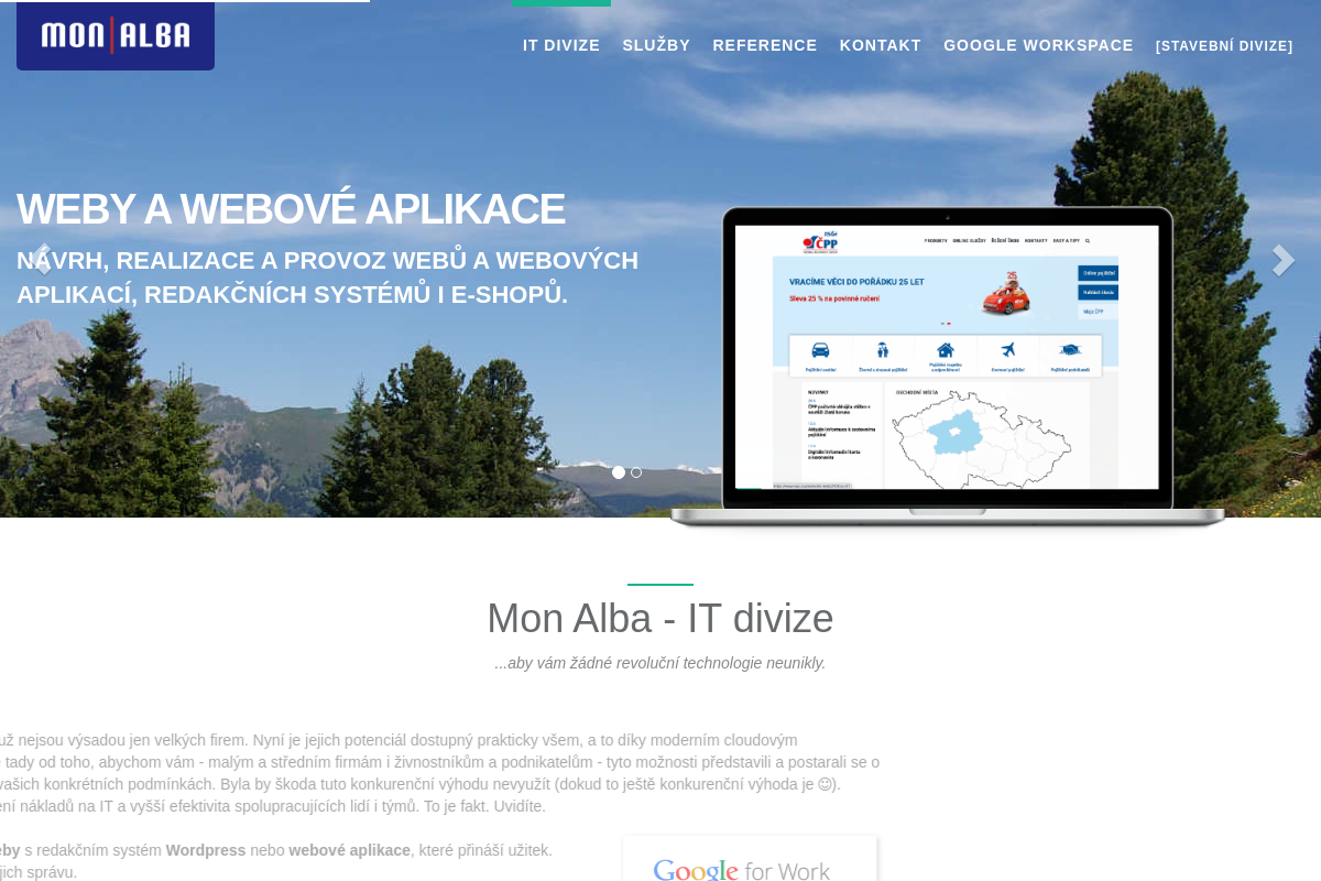 Mon Alba s.r.o. - IT divize