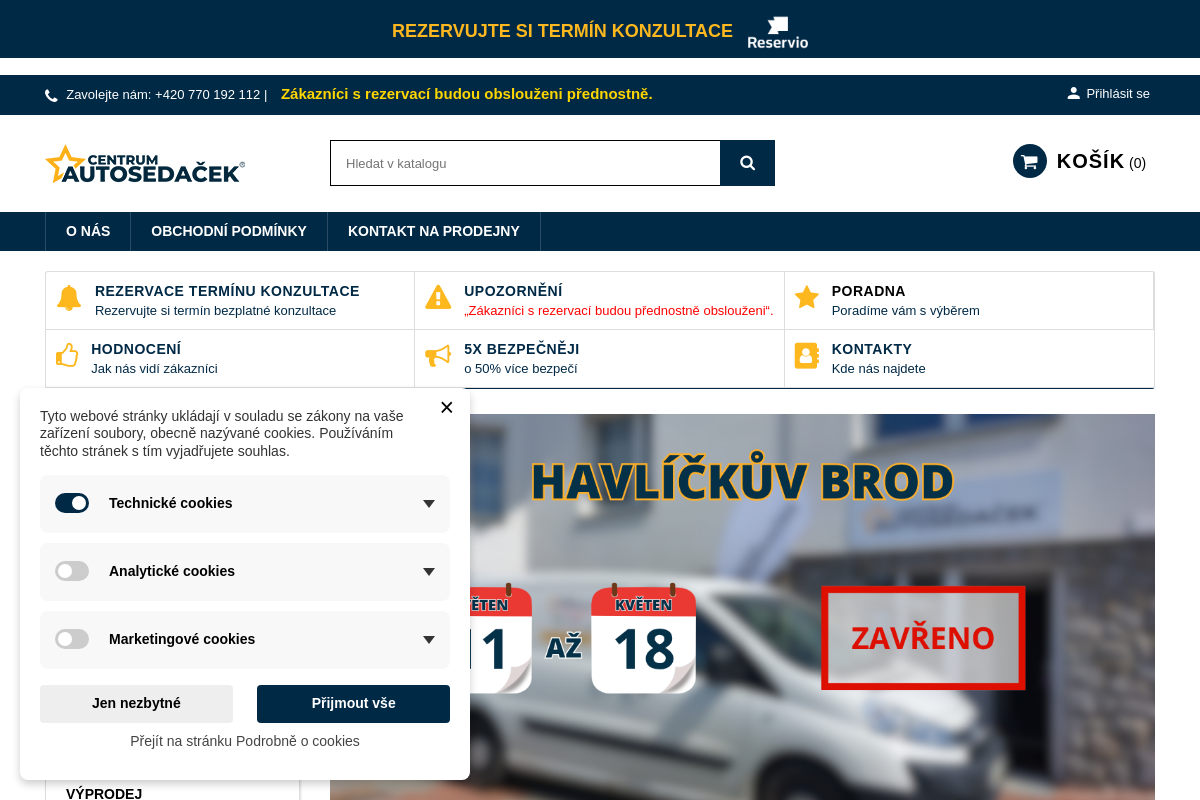Centrum autosedaček