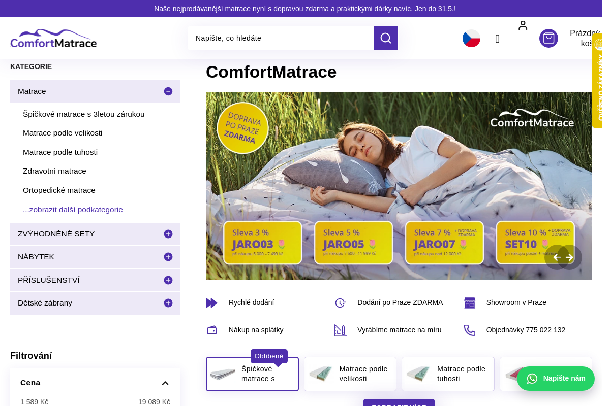 Comfortmatrace.cz