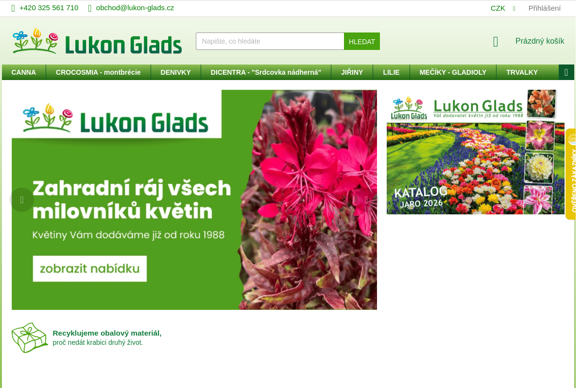 Zahradnictví Lukon Glads