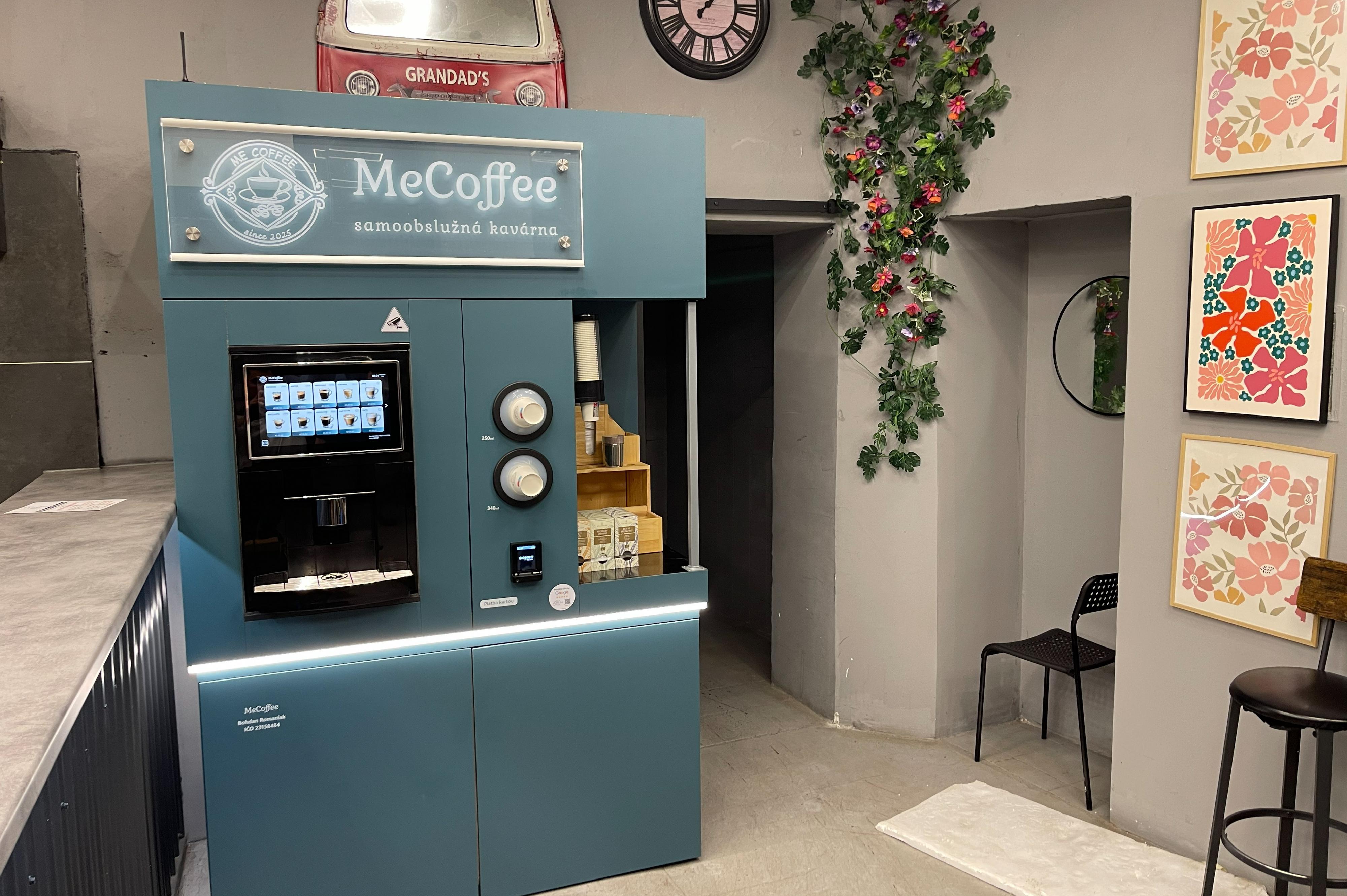 Samoobslužná kavárna - MeCoffee