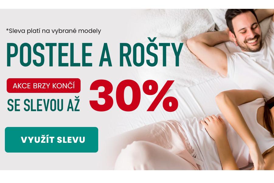 Sleva na postele a rošty do 30%