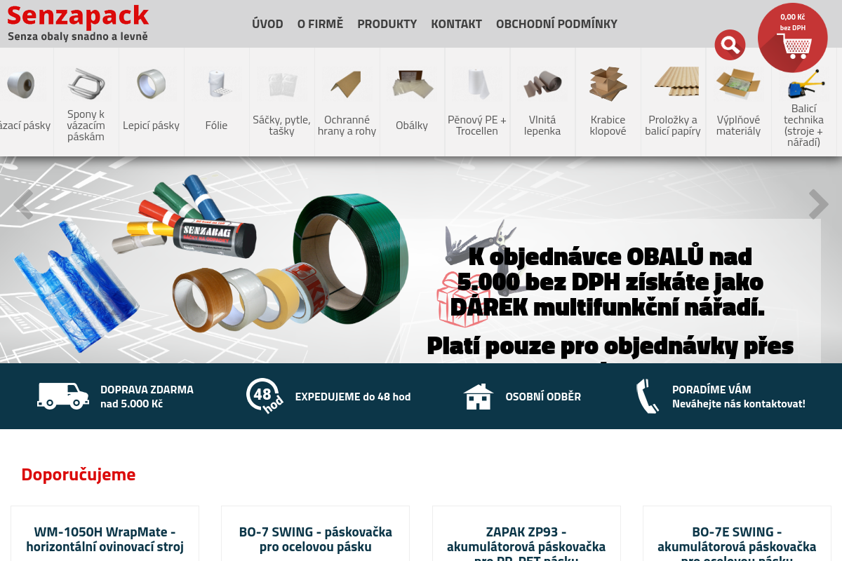 Senzapack.cz - Senza obaly snadno a levně