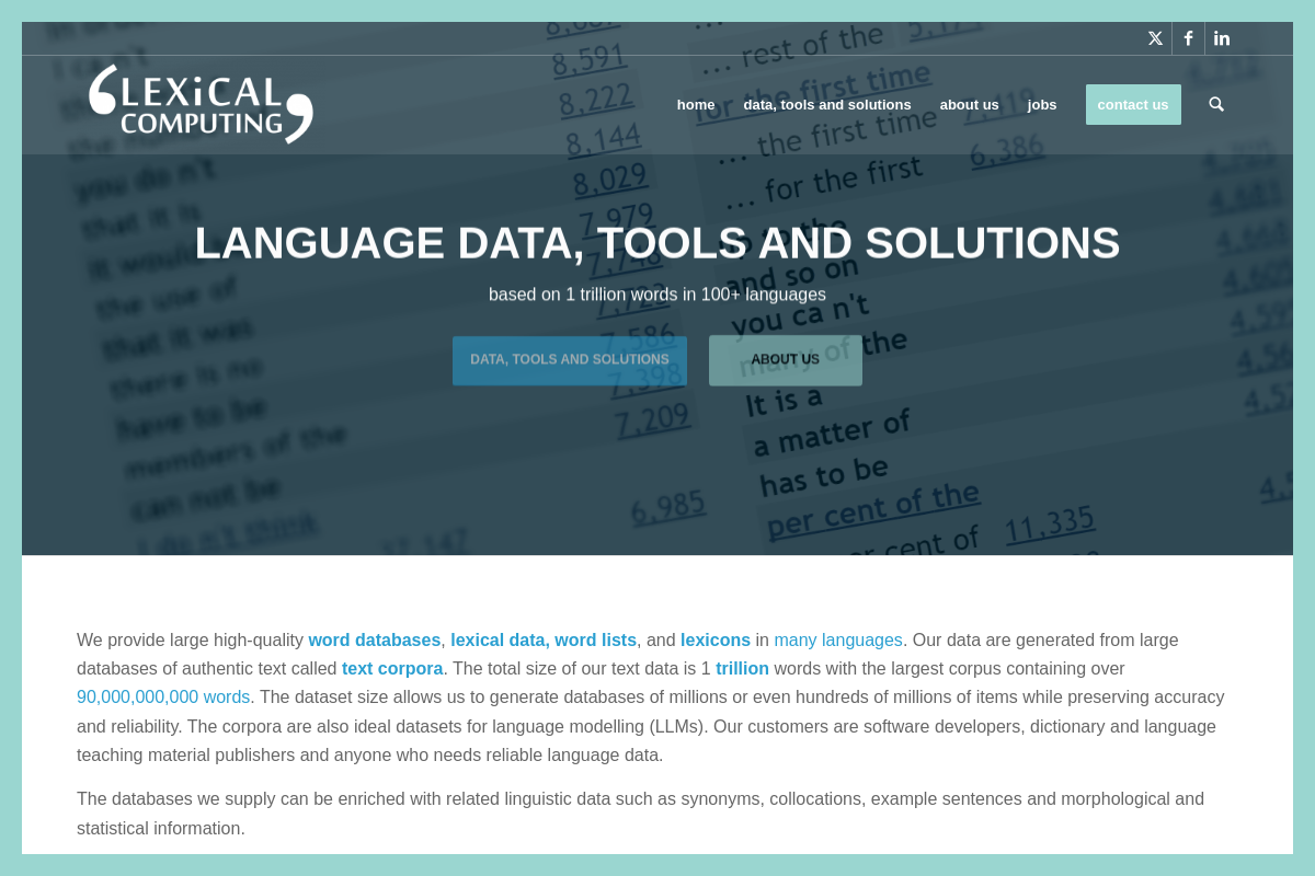 LEXICAL COMPUTING CZ, s.r.o.