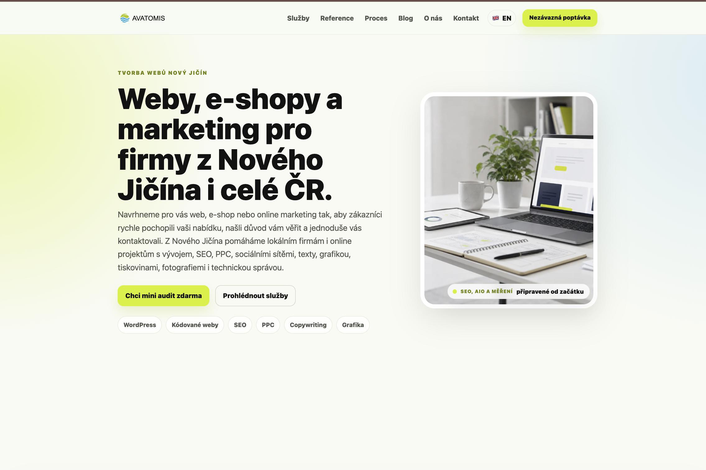 AVATOMIS – Tvorba webových stránek a e-shopů foto 1