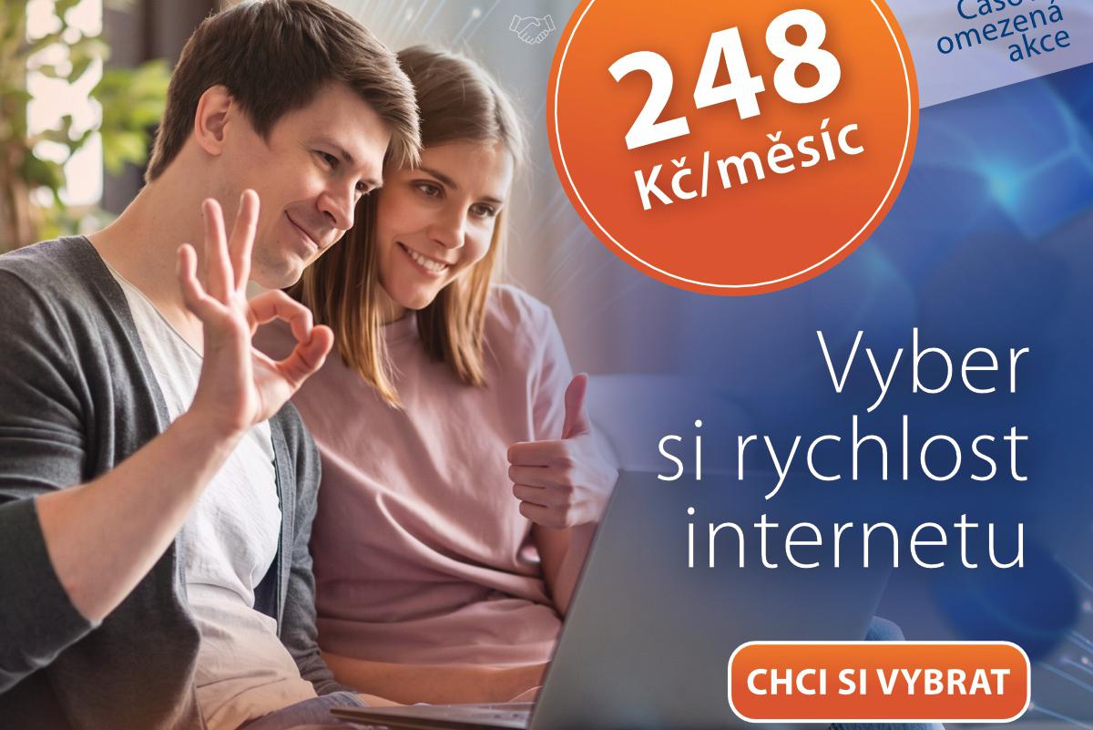 Internet za 248 Kč bez ohledu na rychlost