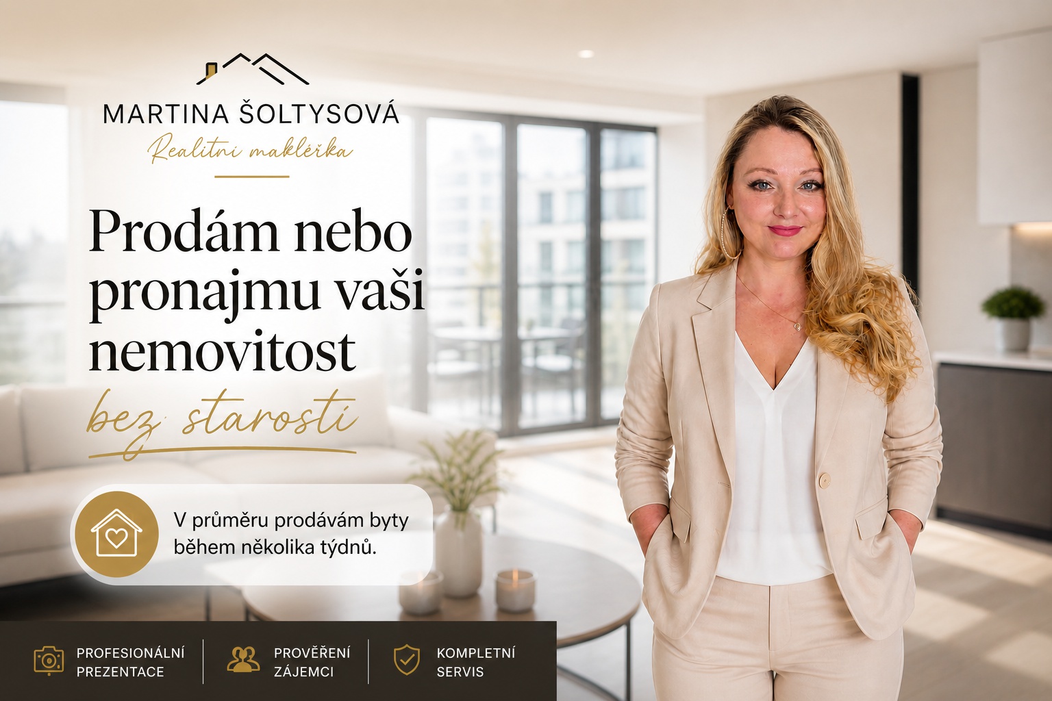 Prodej nemovitostí na míru – s vášní, precizností